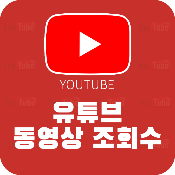 유튜브 동영상 조회수